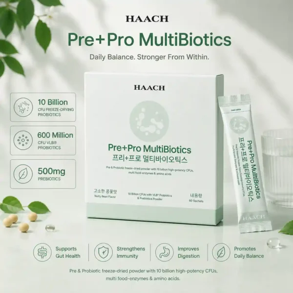 Pre + Pro Multibiotics – Nutty Bean