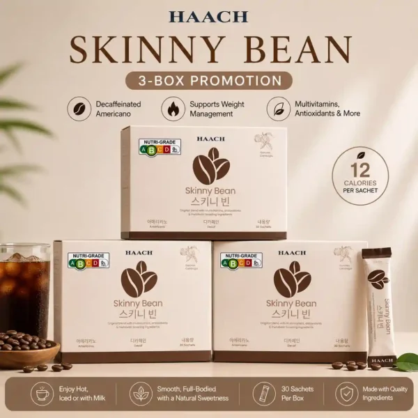 SKINNY BEAN – Americano Decaf (3 Boxes)