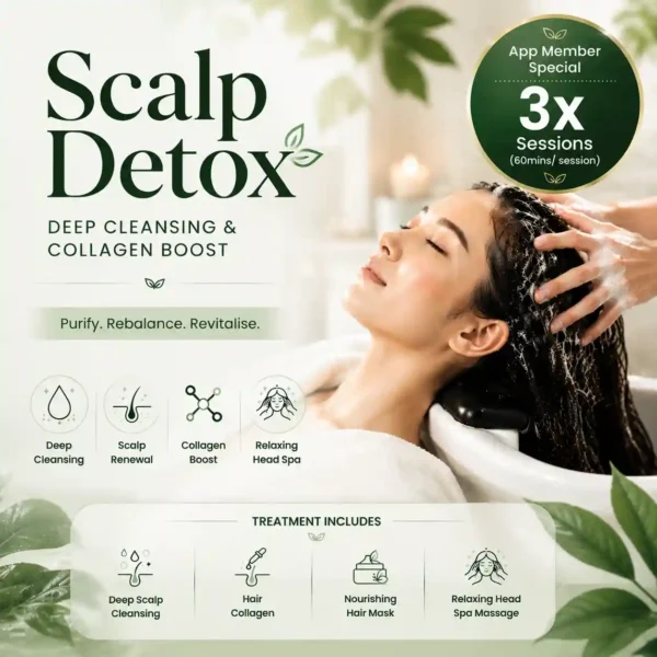 Scalp Detox, 3 Session (60min)