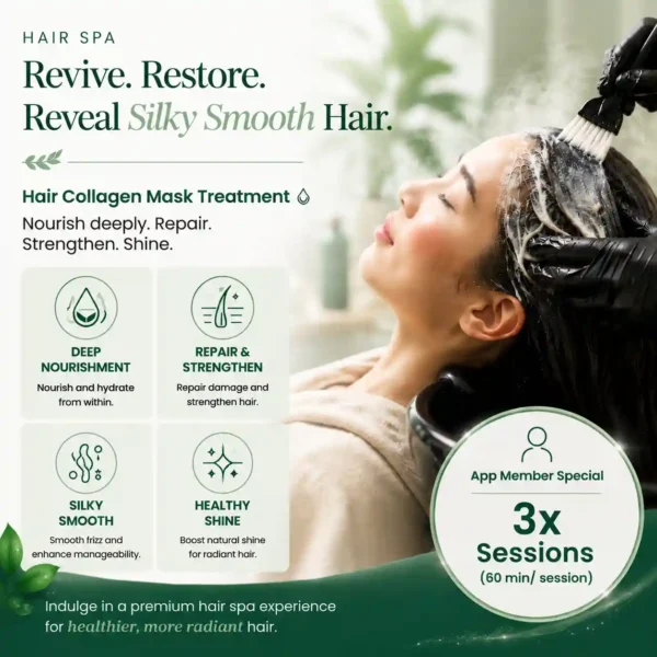 Hair Spa (60min), 3 session