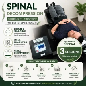 Spinal Decompression 3 Sessions (20 min per session)